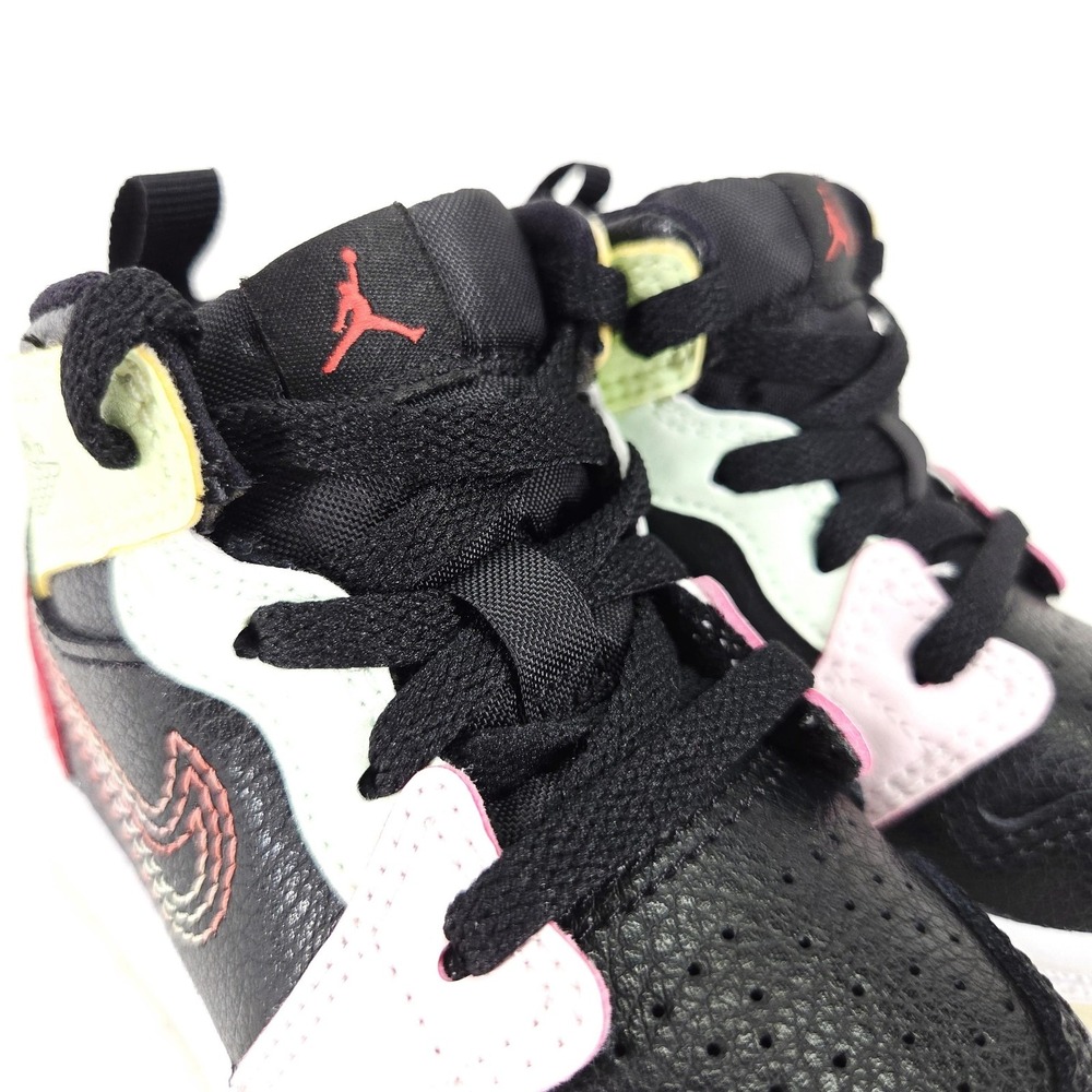 Nike Air Jordan 1‎ Mid TD Shoes Kids 5C AV5172-076 Toddler Basketball Sneakers - Picture 7 of 12